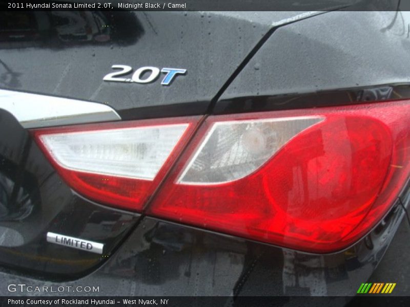 Midnight Black / Camel 2011 Hyundai Sonata Limited 2.0T