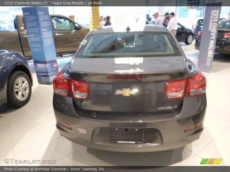 Taupe Gray Metallic / Jet Black 2013 Chevrolet Malibu LT