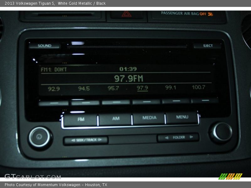 White Gold Metallic / Black 2013 Volkswagen Tiguan S