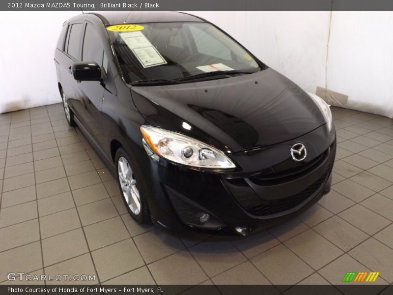 Brilliant Black / Black 2012 Mazda MAZDA5 Touring