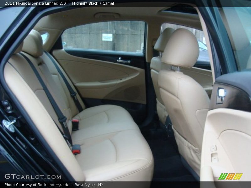 Midnight Black / Camel 2011 Hyundai Sonata Limited 2.0T
