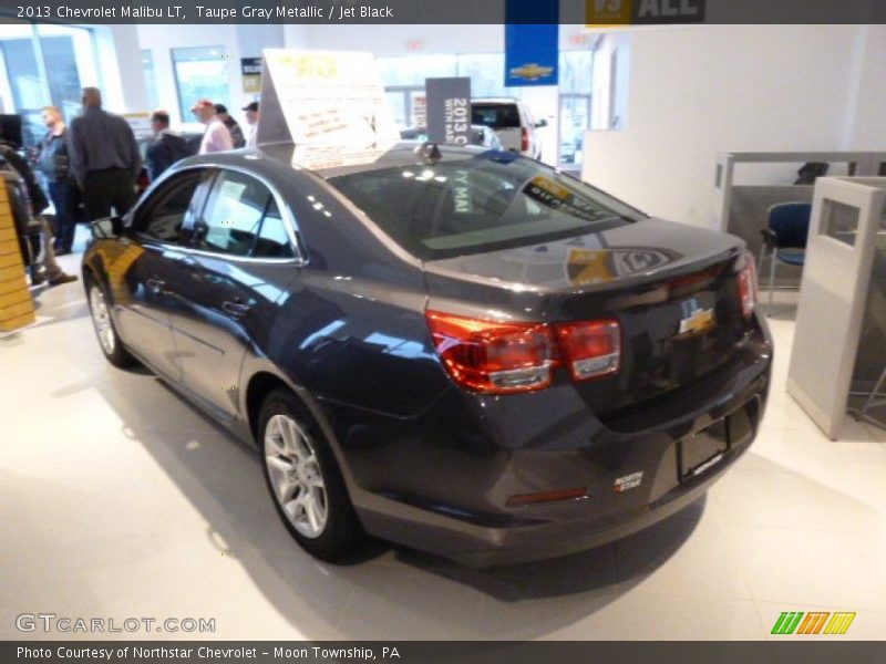 Taupe Gray Metallic / Jet Black 2013 Chevrolet Malibu LT
