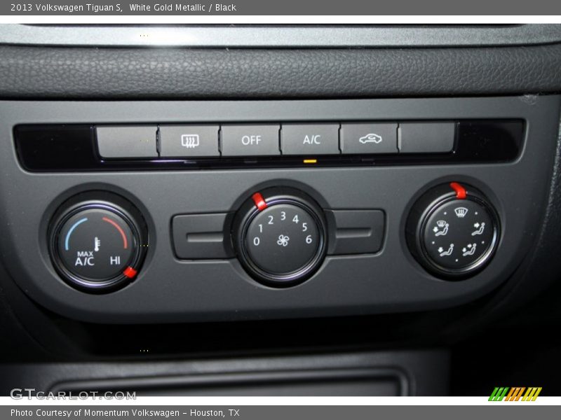 White Gold Metallic / Black 2013 Volkswagen Tiguan S