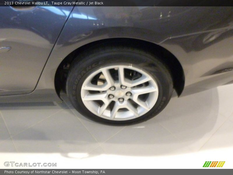 Taupe Gray Metallic / Jet Black 2013 Chevrolet Malibu LT