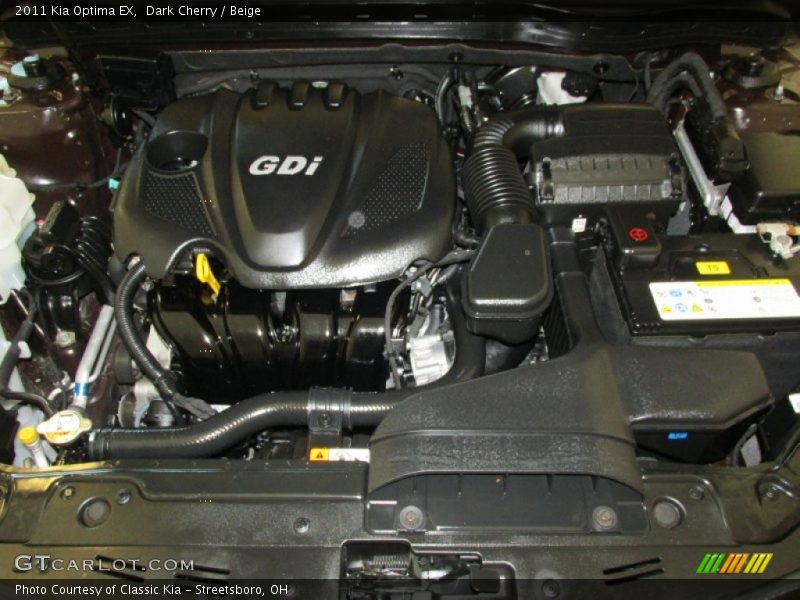 Dark Cherry / Beige 2011 Kia Optima EX
