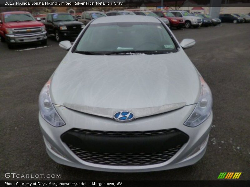 Silver Frost Metallic / Gray 2013 Hyundai Sonata Hybrid Limited