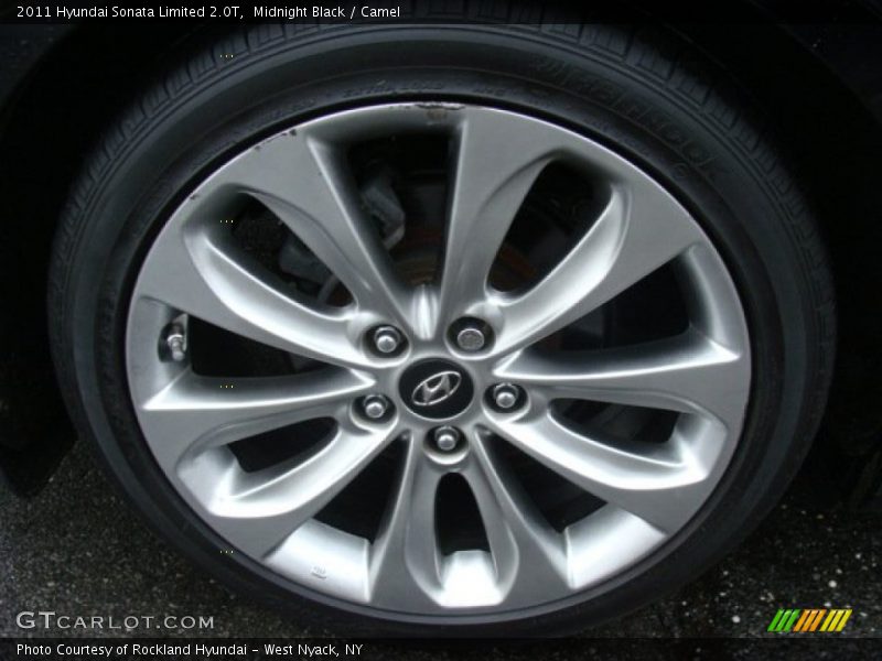 Midnight Black / Camel 2011 Hyundai Sonata Limited 2.0T