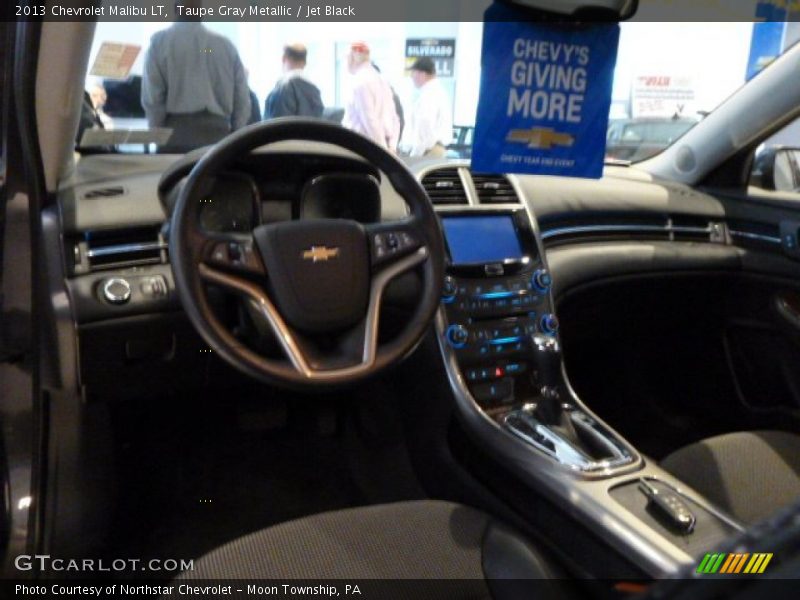 Taupe Gray Metallic / Jet Black 2013 Chevrolet Malibu LT
