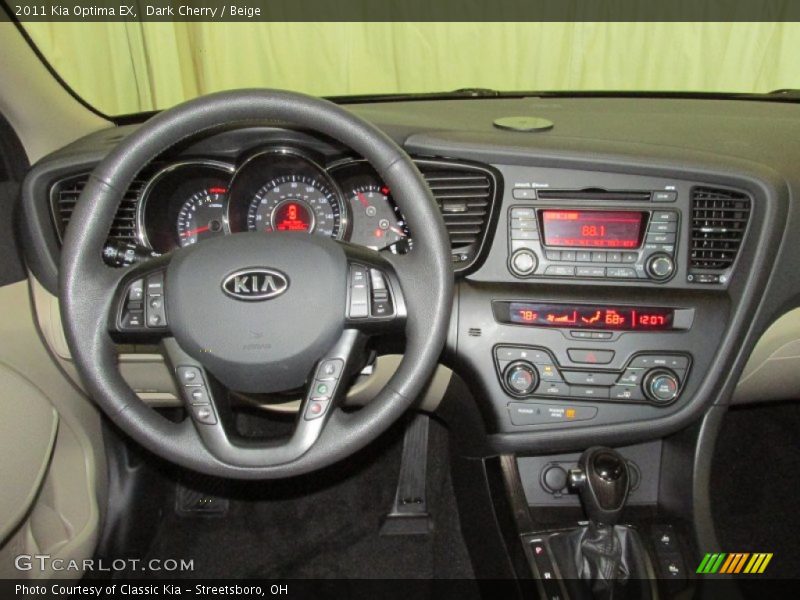 Dark Cherry / Beige 2011 Kia Optima EX