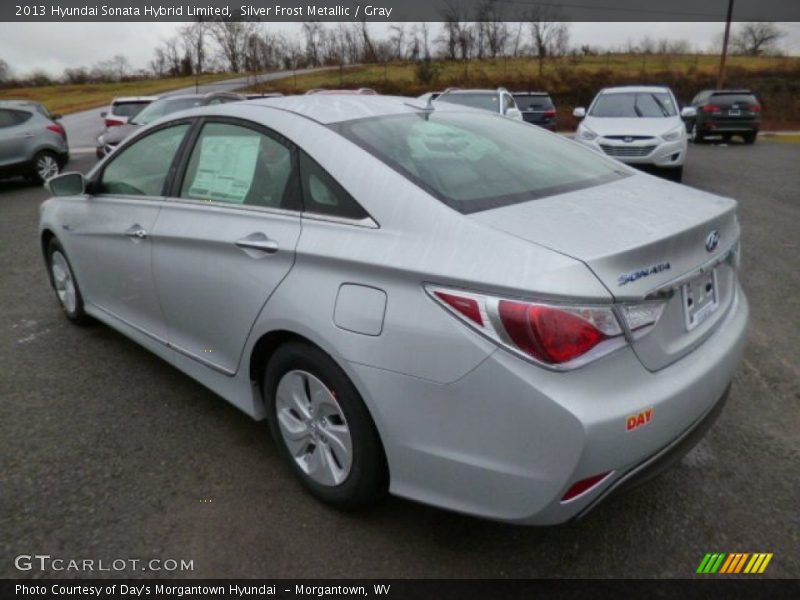 Silver Frost Metallic / Gray 2013 Hyundai Sonata Hybrid Limited