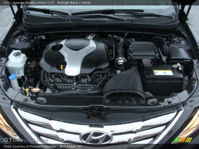 Midnight Black / Camel 2011 Hyundai Sonata Limited 2.0T