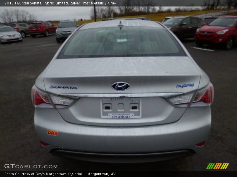 Silver Frost Metallic / Gray 2013 Hyundai Sonata Hybrid Limited