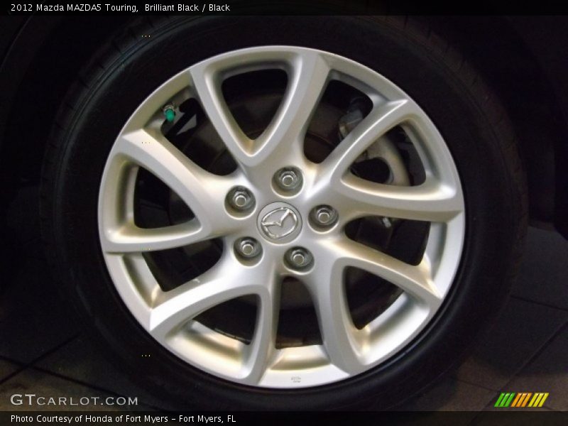 Brilliant Black / Black 2012 Mazda MAZDA5 Touring