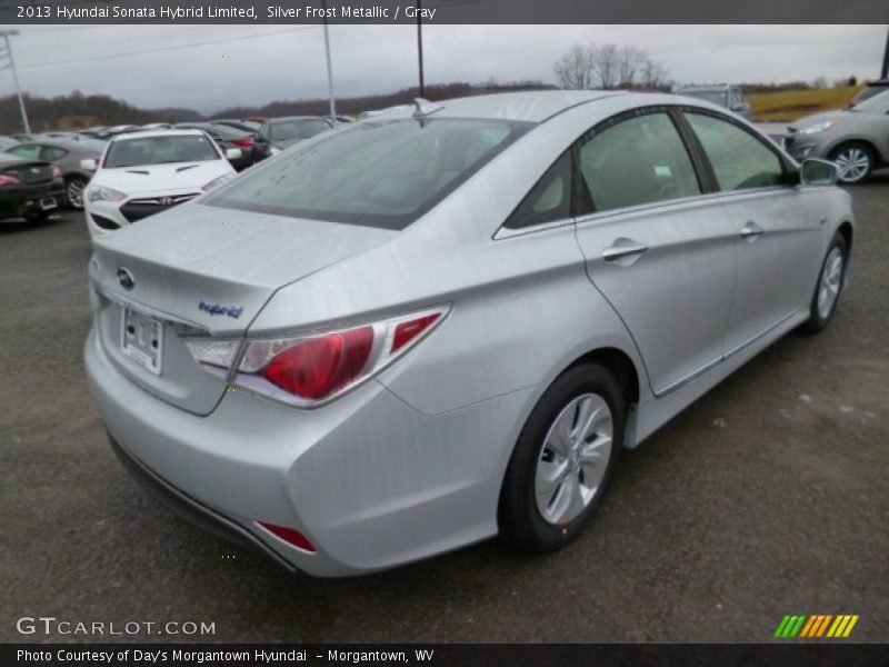 Silver Frost Metallic / Gray 2013 Hyundai Sonata Hybrid Limited