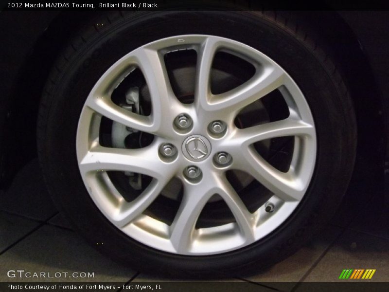 Brilliant Black / Black 2012 Mazda MAZDA5 Touring