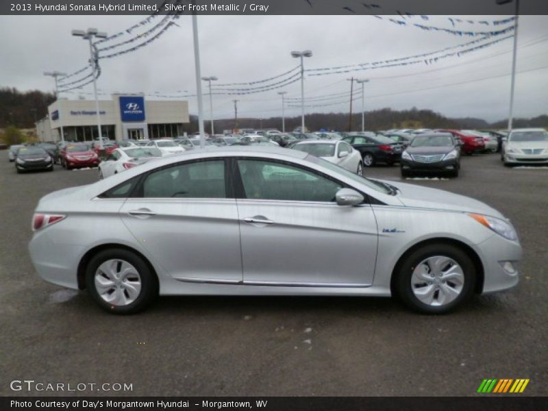Silver Frost Metallic / Gray 2013 Hyundai Sonata Hybrid Limited