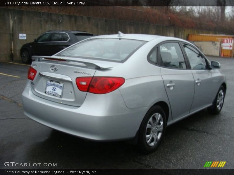 Liquid Silver / Gray 2010 Hyundai Elantra GLS