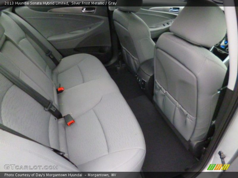 Silver Frost Metallic / Gray 2013 Hyundai Sonata Hybrid Limited