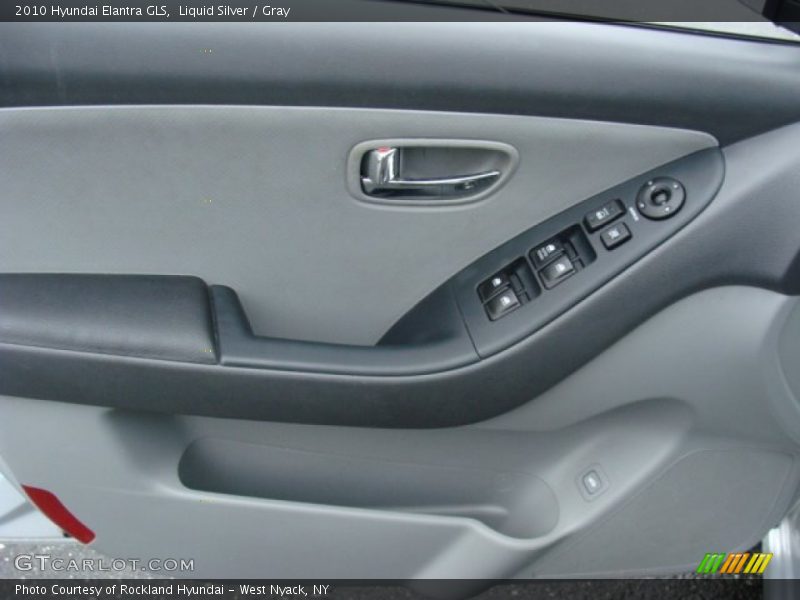 Liquid Silver / Gray 2010 Hyundai Elantra GLS
