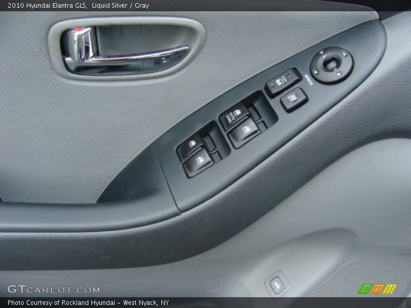 Liquid Silver / Gray 2010 Hyundai Elantra GLS