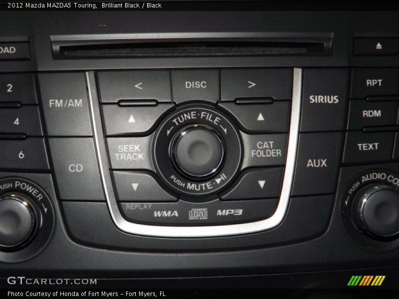 Brilliant Black / Black 2012 Mazda MAZDA5 Touring