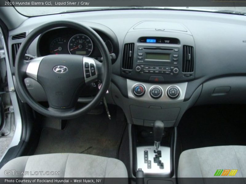 Liquid Silver / Gray 2010 Hyundai Elantra GLS