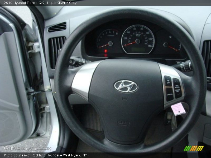 Liquid Silver / Gray 2010 Hyundai Elantra GLS