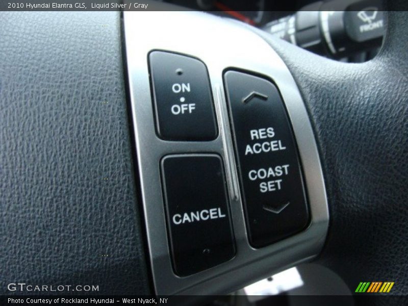 Liquid Silver / Gray 2010 Hyundai Elantra GLS