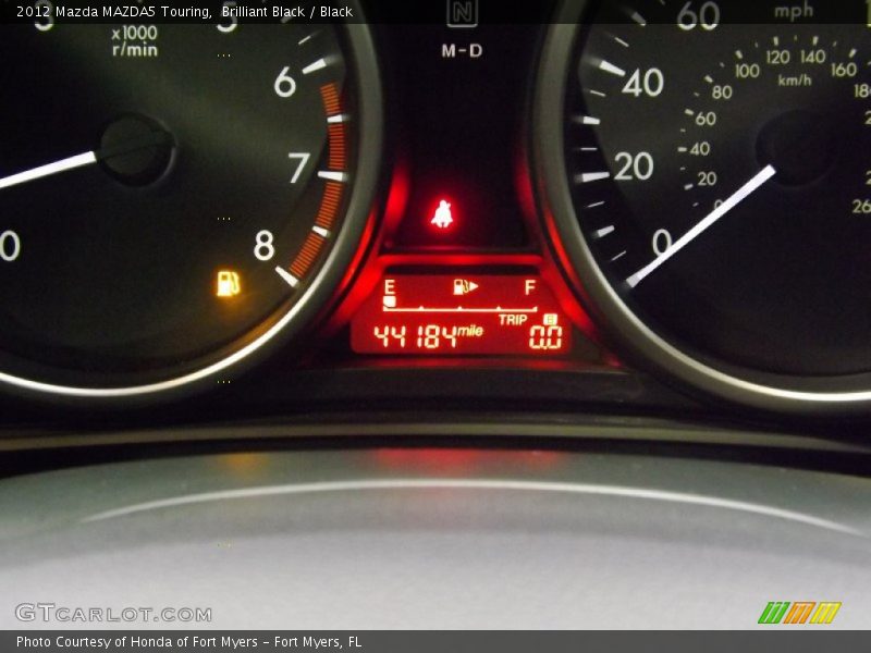 Brilliant Black / Black 2012 Mazda MAZDA5 Touring