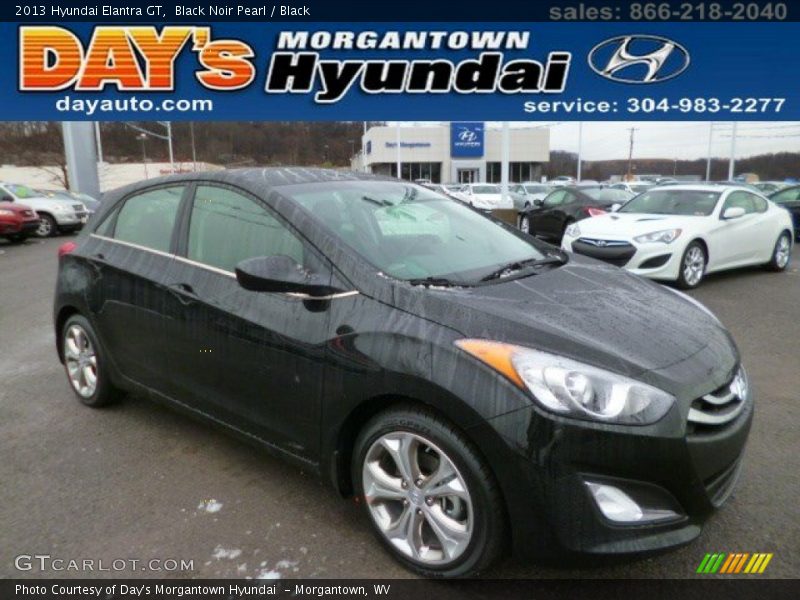 Black Noir Pearl / Black 2013 Hyundai Elantra GT