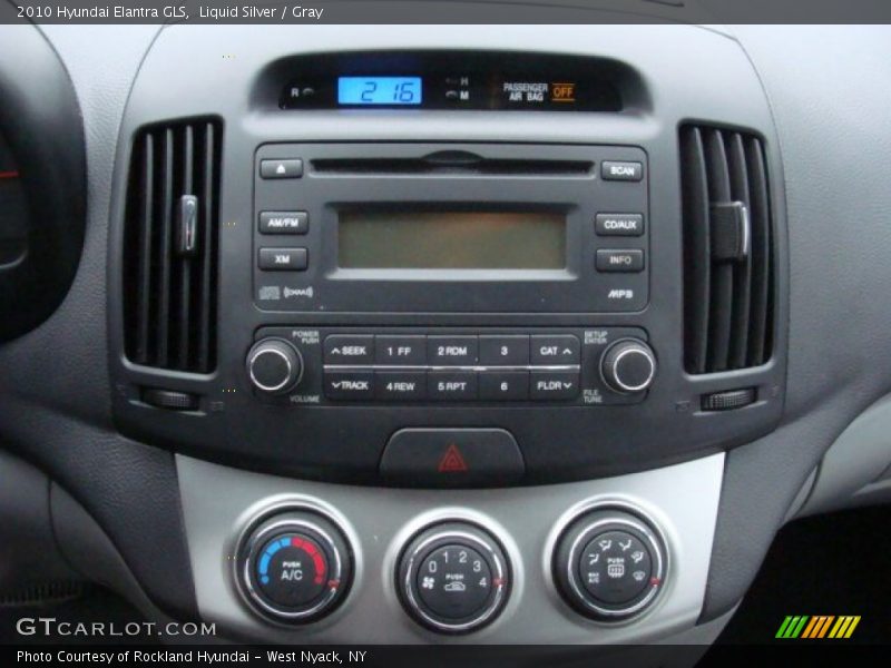 Liquid Silver / Gray 2010 Hyundai Elantra GLS