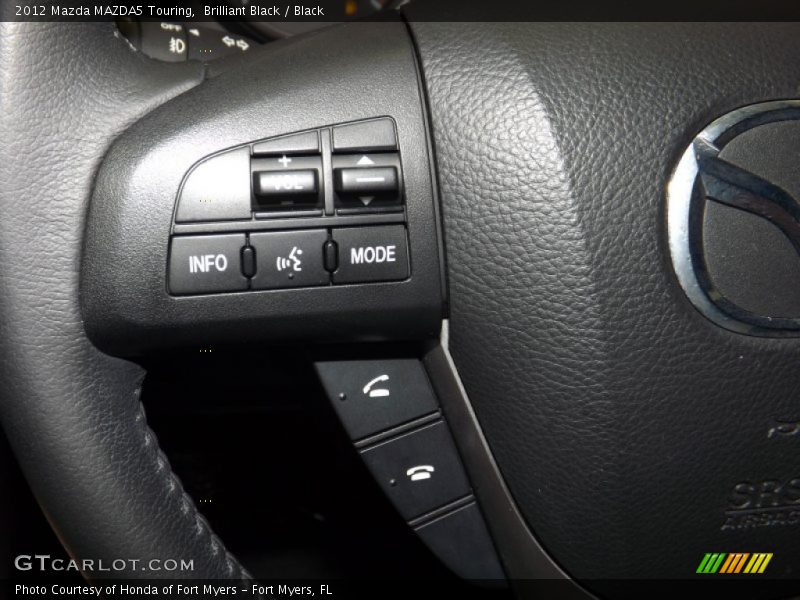 Brilliant Black / Black 2012 Mazda MAZDA5 Touring