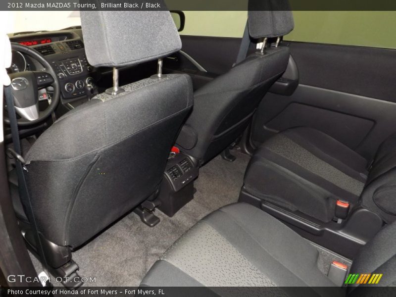Brilliant Black / Black 2012 Mazda MAZDA5 Touring