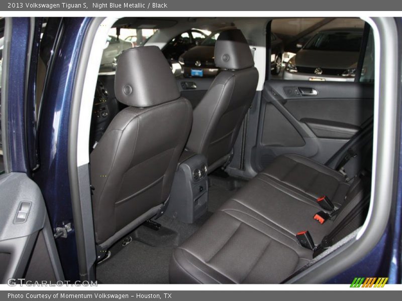 Night Blue Metallic / Black 2013 Volkswagen Tiguan S