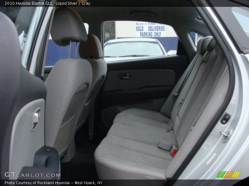 Liquid Silver / Gray 2010 Hyundai Elantra GLS