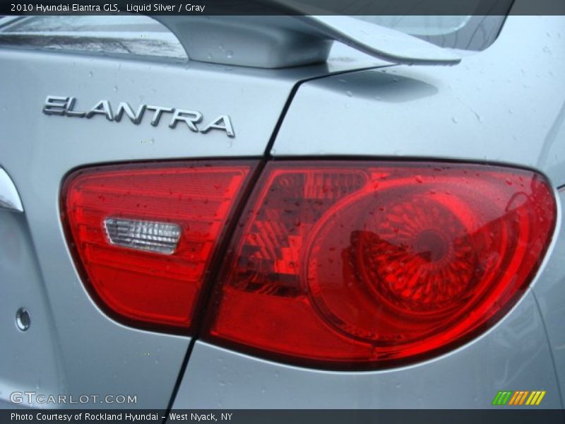 Liquid Silver / Gray 2010 Hyundai Elantra GLS
