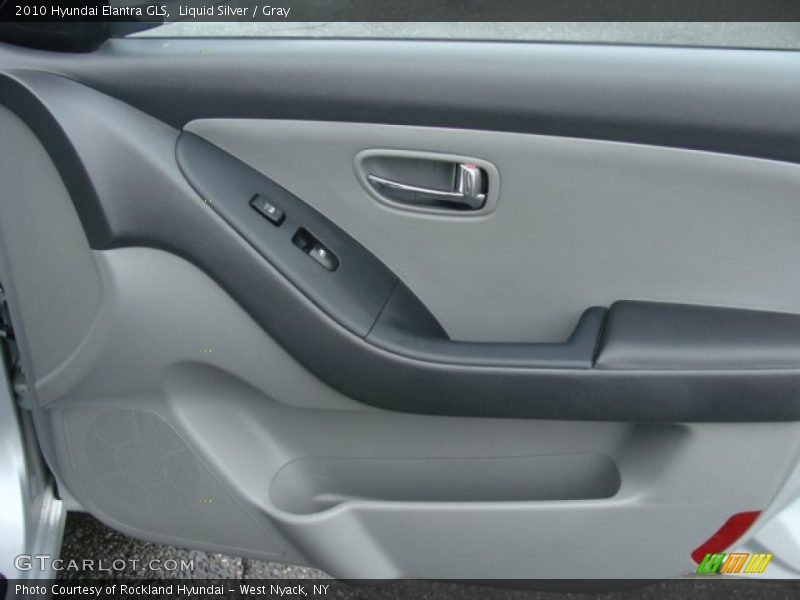 Liquid Silver / Gray 2010 Hyundai Elantra GLS