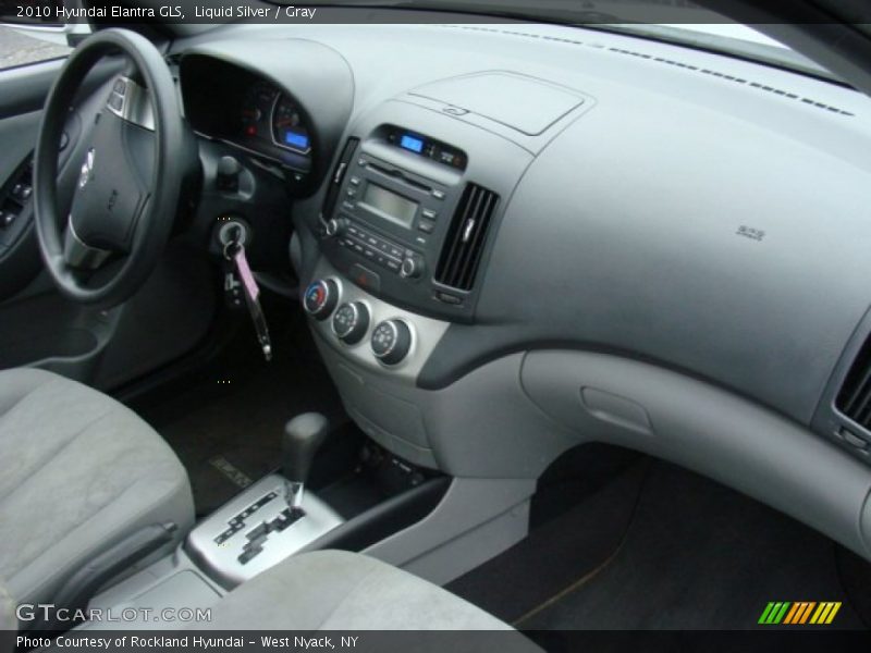 Liquid Silver / Gray 2010 Hyundai Elantra GLS