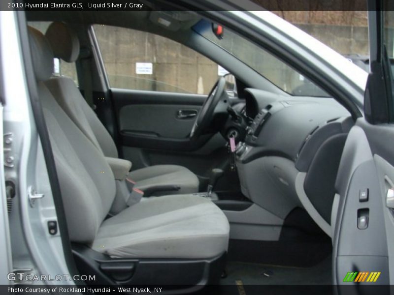 Liquid Silver / Gray 2010 Hyundai Elantra GLS