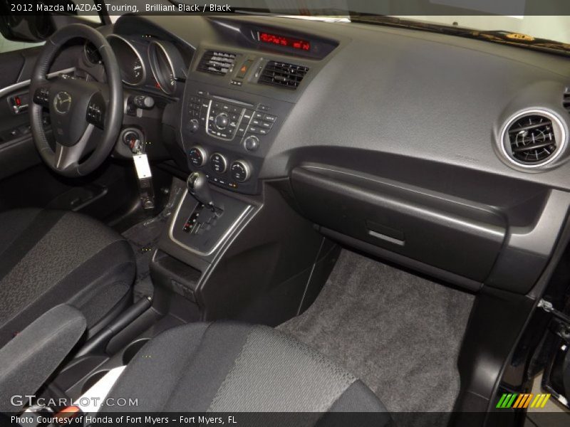 Brilliant Black / Black 2012 Mazda MAZDA5 Touring