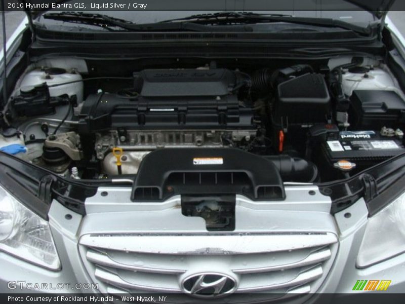 Liquid Silver / Gray 2010 Hyundai Elantra GLS