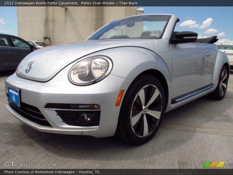 Reflex Silver Metallic / Titan Black 2013 Volkswagen Beetle Turbo Convertible