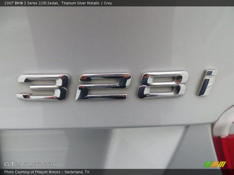 Titanium Silver Metallic / Grey 2007 BMW 3 Series 328i Sedan