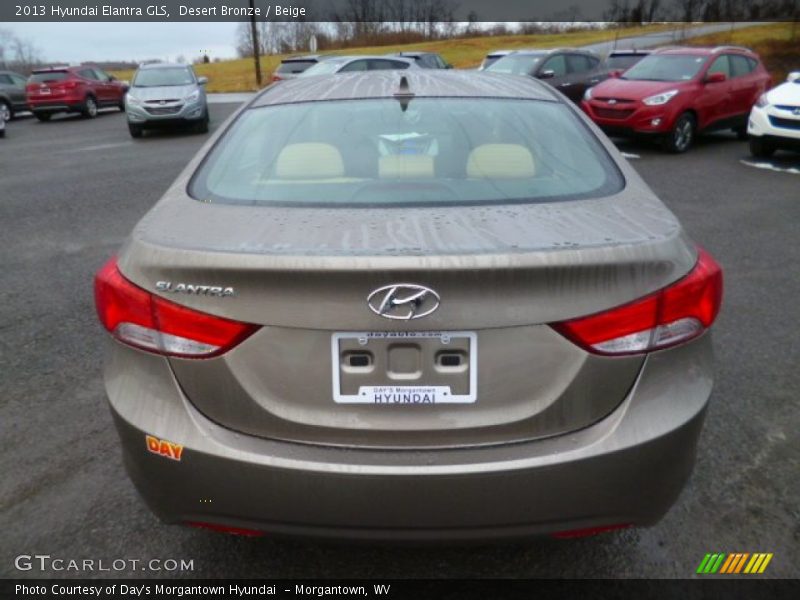 Desert Bronze / Beige 2013 Hyundai Elantra GLS