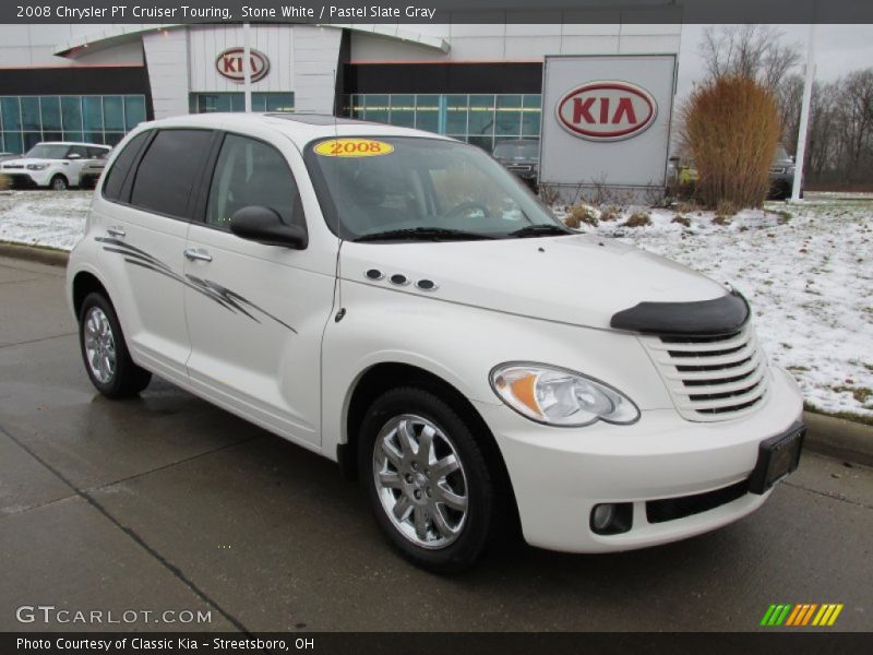 Stone White / Pastel Slate Gray 2008 Chrysler PT Cruiser Touring
