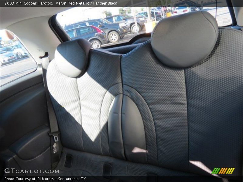 Velvet Red Metallic / Panther Black 2003 Mini Cooper Hardtop