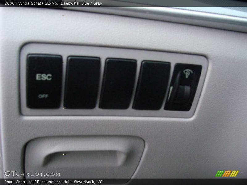 Deepwater Blue / Gray 2006 Hyundai Sonata GLS V6