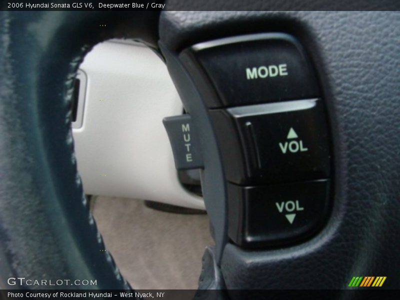 Deepwater Blue / Gray 2006 Hyundai Sonata GLS V6