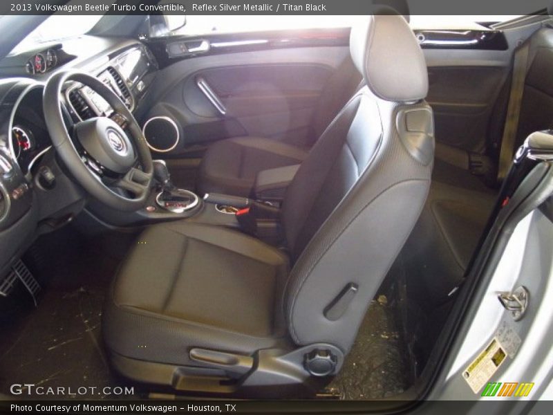 Reflex Silver Metallic / Titan Black 2013 Volkswagen Beetle Turbo Convertible