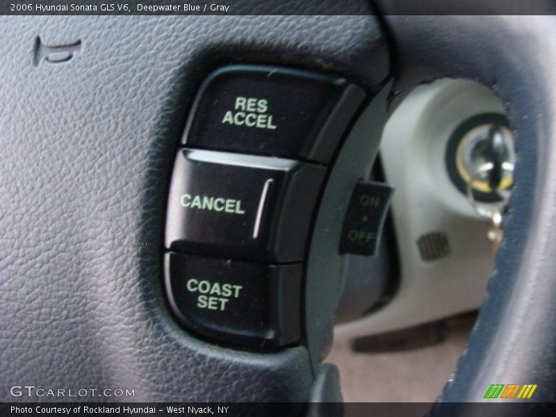 Deepwater Blue / Gray 2006 Hyundai Sonata GLS V6